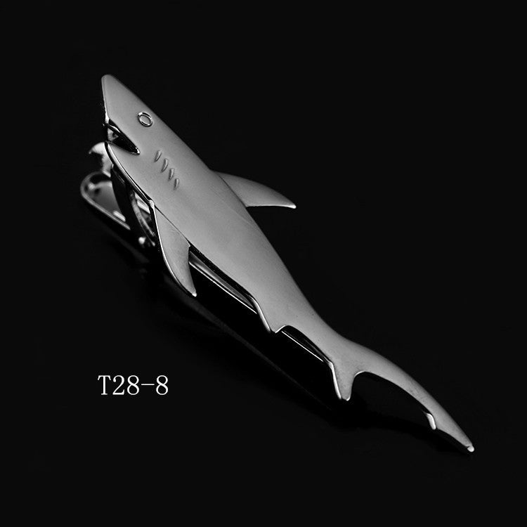 Boutique Fashion Personalized Clothing Accessories Men'S Suit Tie Clip Feather Animal Shape Creative Tie Clip Silver - Image 1