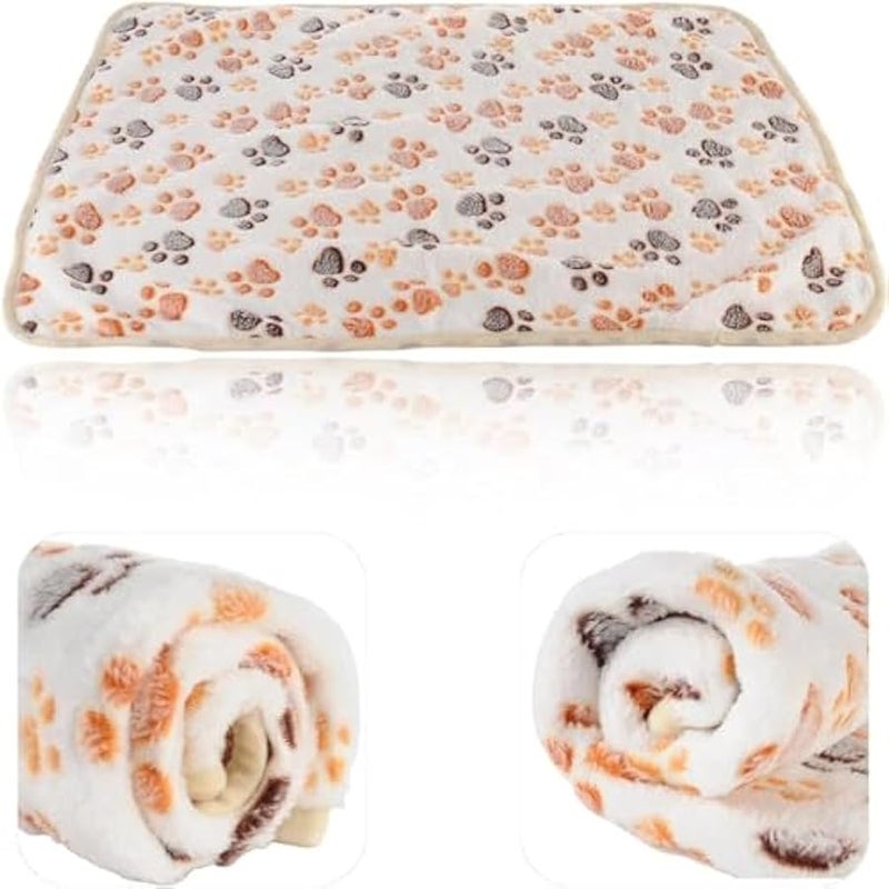 إسكدنيا بطانية للحيوانات الاليفة من ديواناي، عبوة من قطعتين من بطانية ناعمة للكلاب الصغيرة والمتوسطة والصغيرة والقطط الصغيرة، مقاس 40 × 60 سم - Image 3