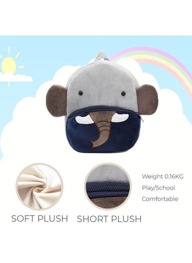 Excellence - Soft Plush Animal Toddler Backpack for Boys and Girls Mini Travel Bag for Kids Aged 1 6 Years Ideal for Preschool and Kindergarten Perfect Gift for Baby - Image 1
