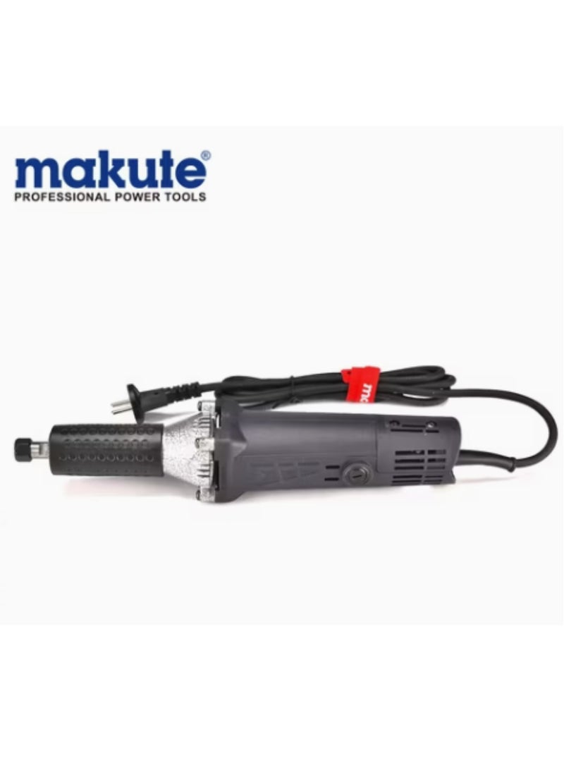 makute - 600W Die Grinder with 20000RPM 6mm disc Copper motor Variable speed Adjustable side handle for polishing  Cleaning Rust Removal smooth polished on metal wood glass & more - DG004 - Image 1