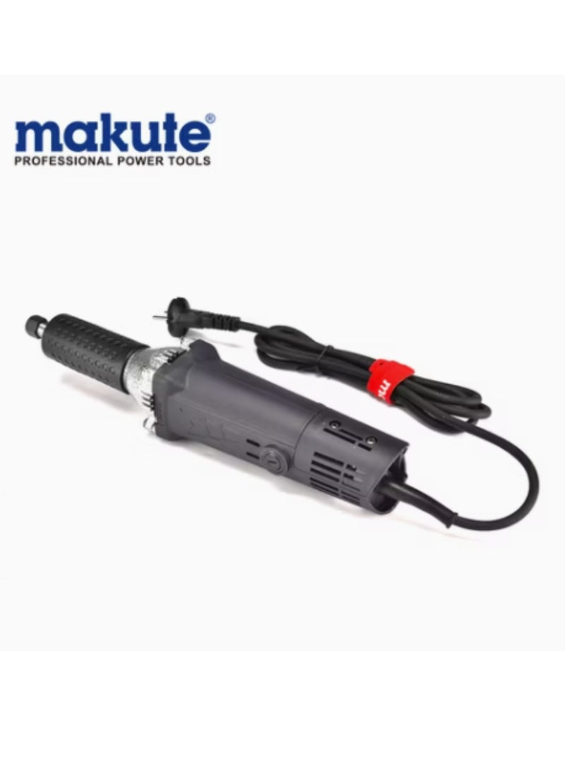 makute - 600W Die Grinder with 20000RPM 6mm disc Copper motor Variable speed Adjustable side handle for polishing  Cleaning Rust Removal smooth polished on metal wood glass & more - DG004 - Image 1