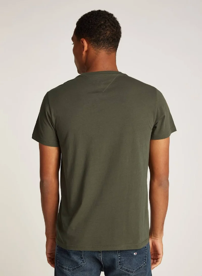 TOMMY JEANS Signature Logo Slim T-Shirt