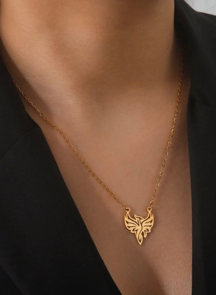 بلو لاين سلسال أنيق مطلي باللون الذهبي عيار 18 - Image 1