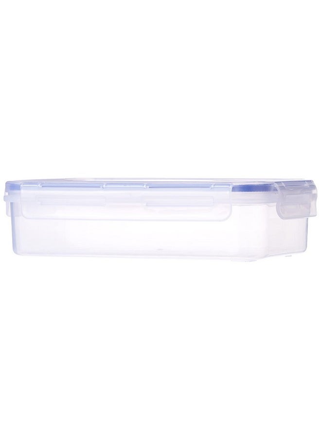 Aristo - Aristo Lock & Fresh 220 Plastic Storage Container For Storing grains, pulses, rice, wheat etc - 900 ML, Transparent Clear, medium (LOCK&FRESH220) (22.5 x 13.5 x 6.5cm) - Image 1