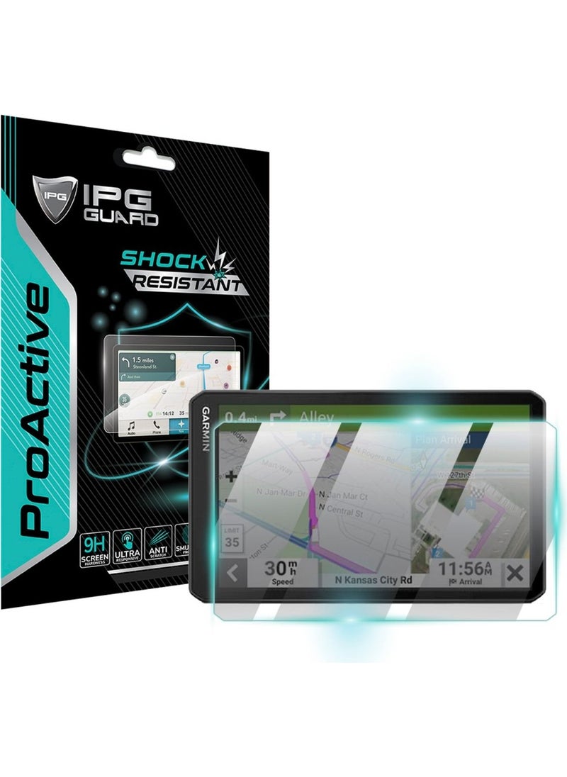 IPG Garmin Dezl OTR710 - LGV710 9h Nano Proactive Screen Protector  - Image 5