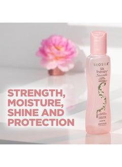 بيوسيلك مجموعة BioSilk Irresistible Collection Silk Therapy Leave-in Treatment 2.26 أونصة برائحة الياسمين والعسل، 2.26 أونصة  - Image 2