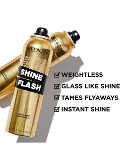 REDKEN Redken Shine Flash 02 Glistening Mist | For All Hair Types | Instantly Adds Shine | Citrus Fragrance | 4.4 Oz  - Image 3