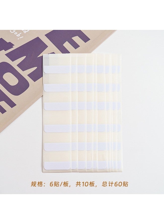 YILI Morandi Student Classification Writing Index Sticker Label Sticker Sticky Note Color Fluorescent Sticker Signature Paper Cable Sticker - Image 1