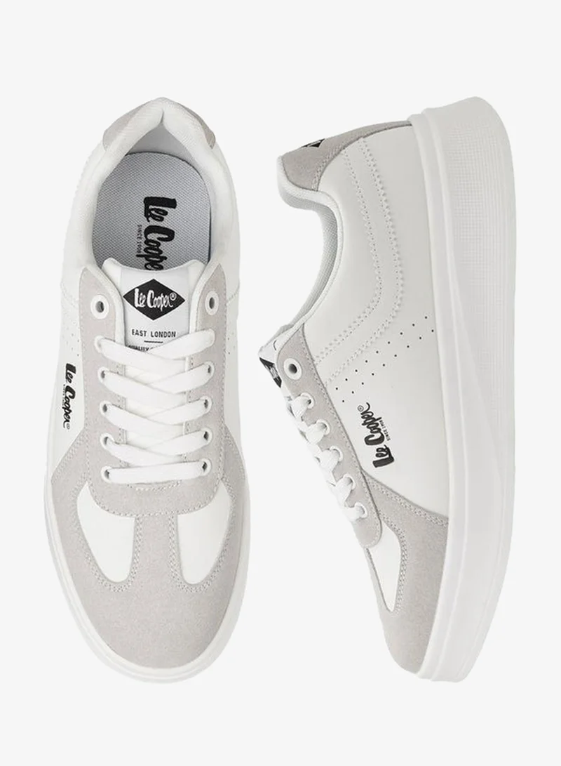 Lee Cooper Men's Panelled Lace-Up Sneakers