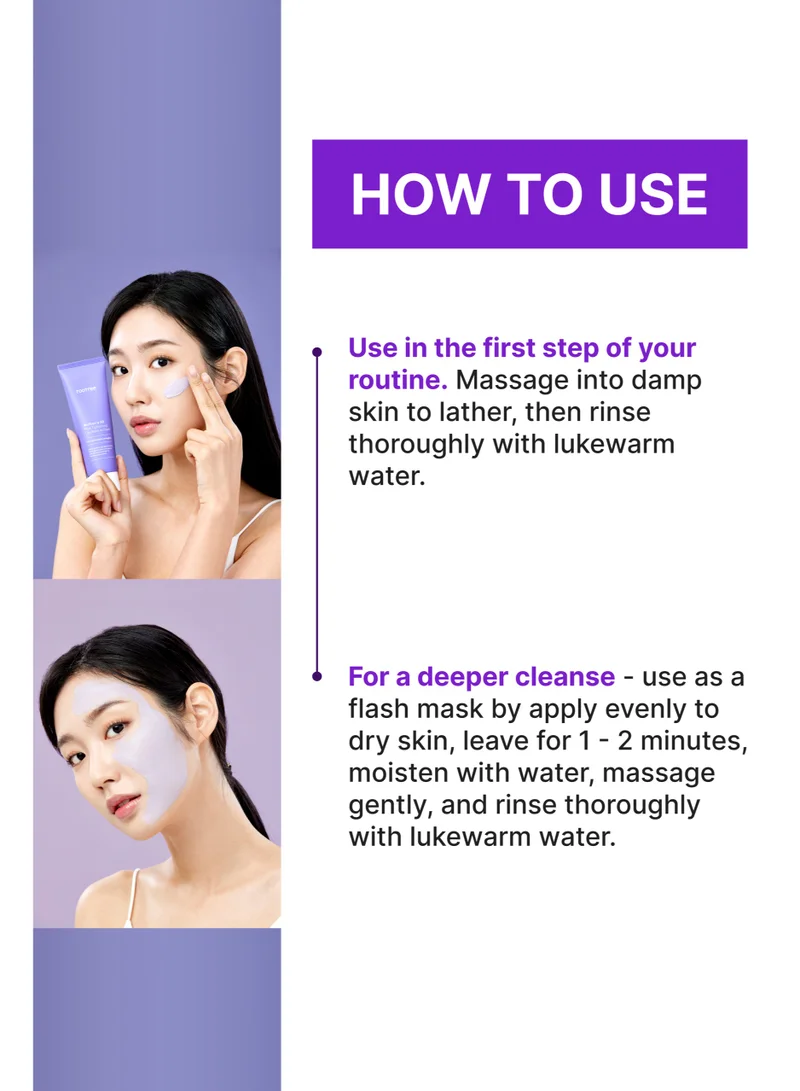 rootree Mulberry 5D Pore Tightening Clay Mask to Foam - Korean Skincare, Cleansing, Blackhead Removal, Vegan & Cruelty Free