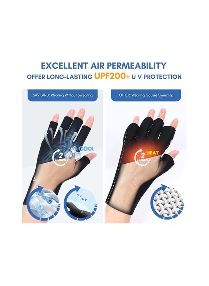 Bukela UV Gloves for Gel Nail Lamp, Professional UPF50+ UV Protection Gloves for Manicures - Image 2