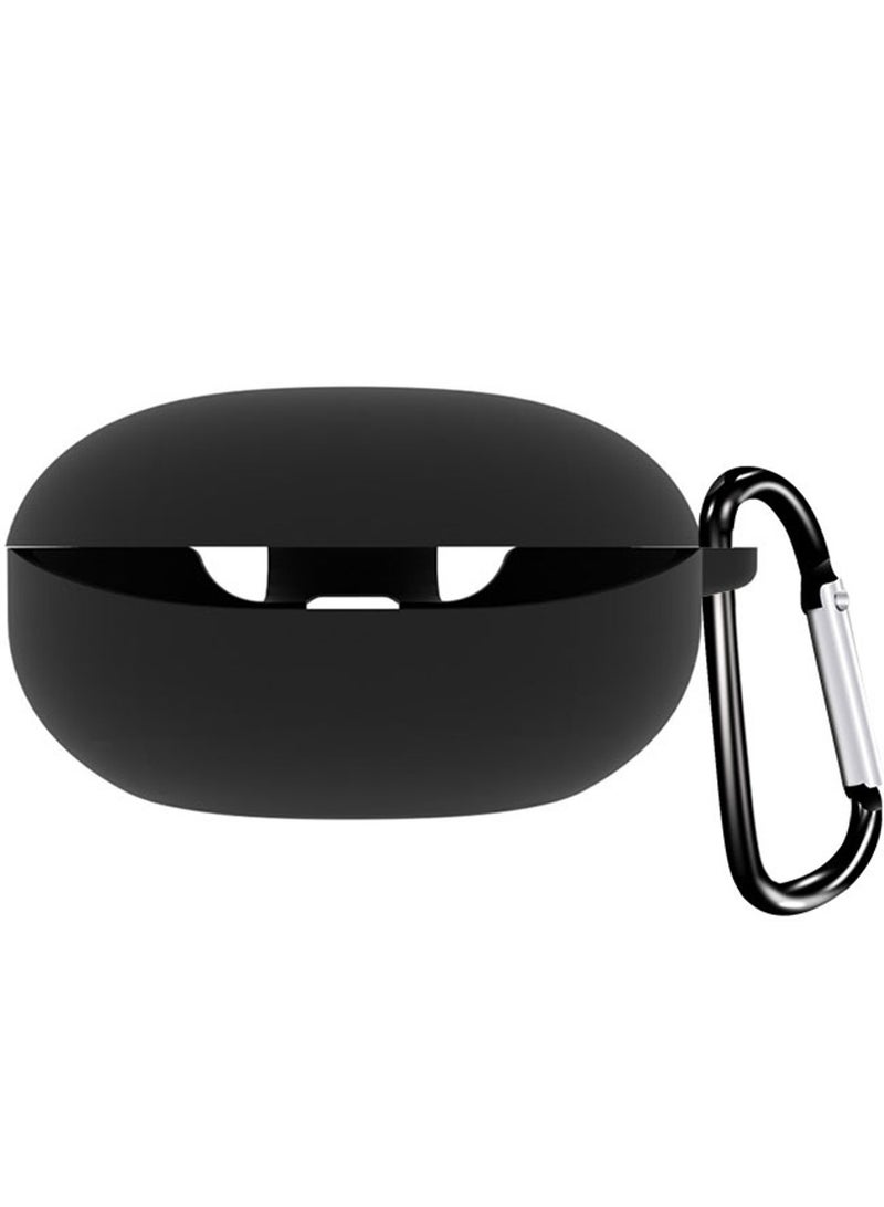 Youque Silicone Case for Soundcore Life p3 Protective Earphone Cover With Hook Black - Image 1
