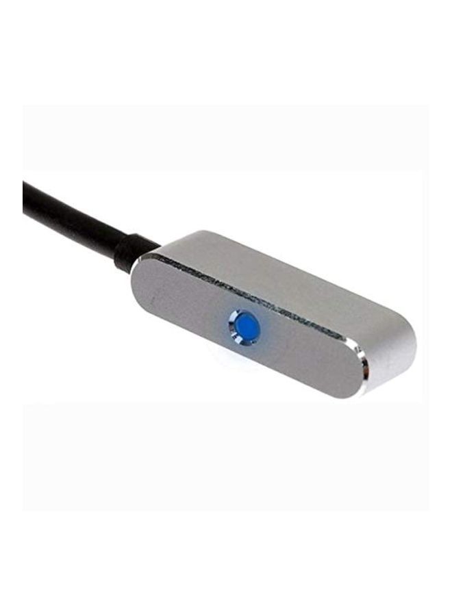 إسكدنيا كابل شحن مغناطيسي من الألومنيوم لهاتف سوني إكسبيريا Z الذكي أسود/فضي - Image 2