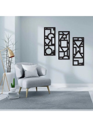 Geometric Wooden Wall Décor - Set of 3 Each 80x30 - pzsku/Z8D02655A326FC5308BB5Z/45/_/1693947739/b07fc625-4b7c-4557-b980-4ae9c70ef713