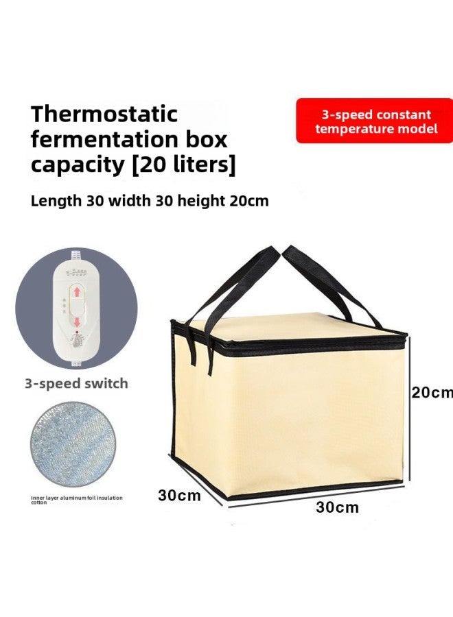 Household Dough Artifact Heating Fermentation Winter Heating Pad Fermentation Steamed Bun Dough Intelligent Control Insulation Warm Awakening Box-Specifications:Thermostatic Fermentation Box -Color:Temperature Control  Fermentation Evenly - Image 1