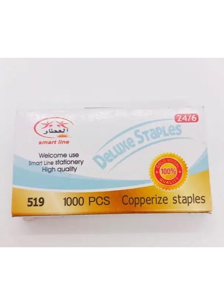 Stapler staples 24/6, 1000 pcs - Image 1