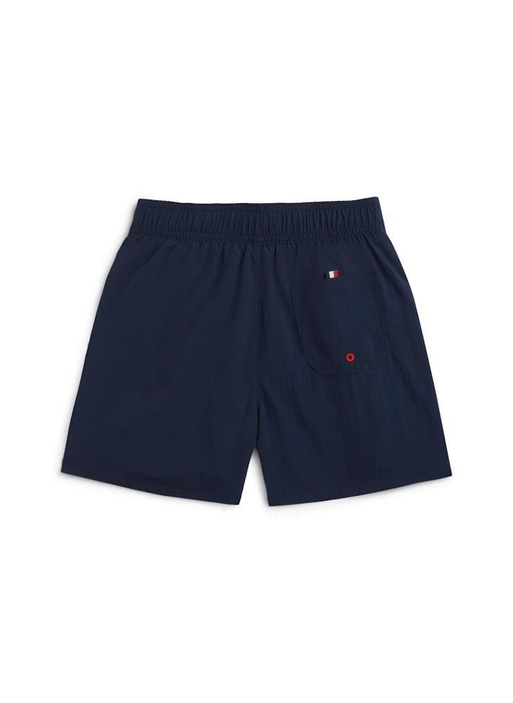 TOMMY HILFIGER Classic Colour-Blocked Mid Length Swim Shorts - Image 3