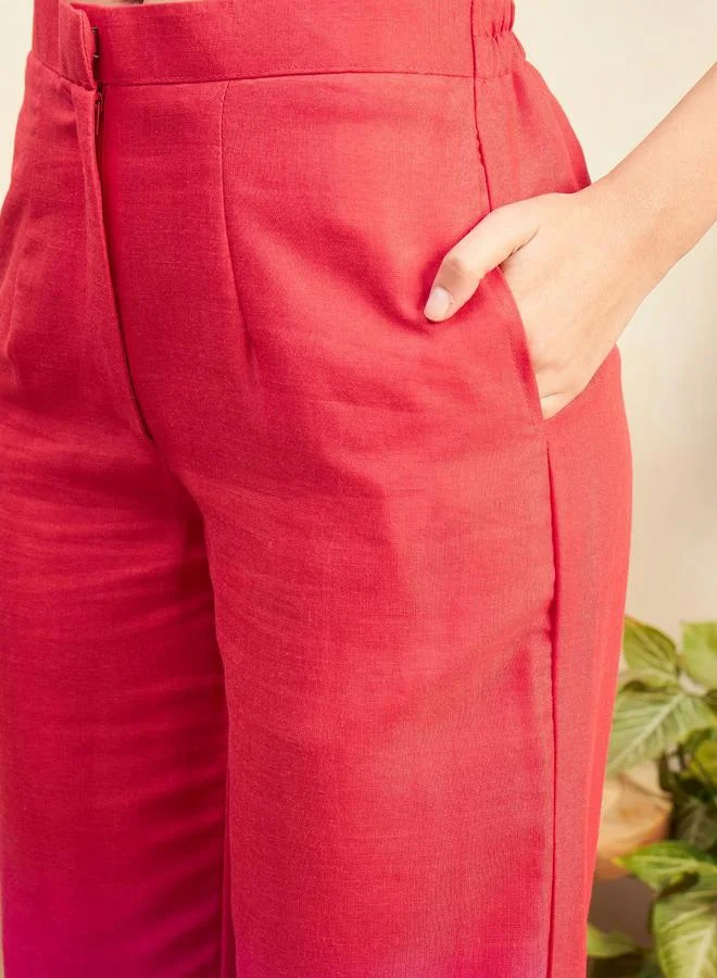 Uptownie Ombre Look Linen Shirt and Pants Co-Ords