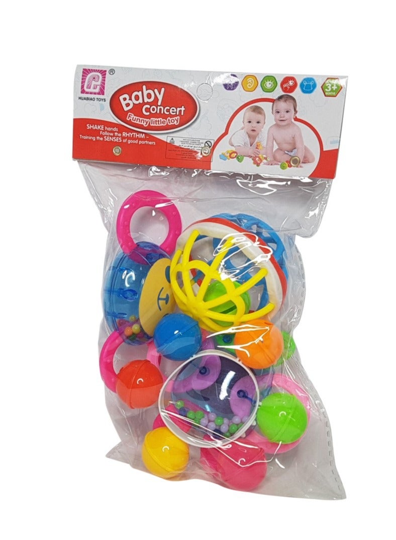 4pcs Newborn Rattle Toys Set  - Image 1