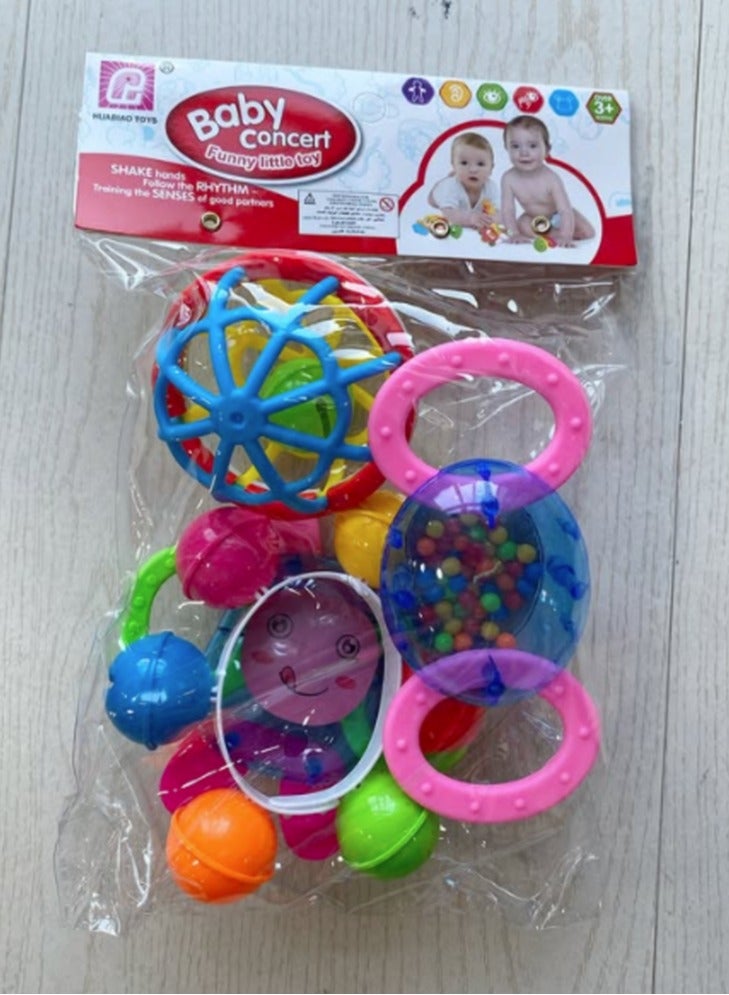 4pcs Newborn Rattle Toys Set  - Image 2