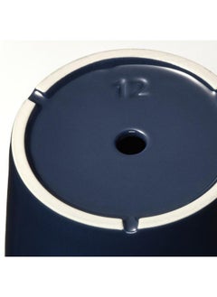 Plant Pot With Saucer, In/Outdoor/Black-Blue, 12 Cm - pzsku/Z8D02EB9DCFE1EE9E5AD4Z/45/_/1734012891/e28b532d-493d-4e14-a340-50f226575703