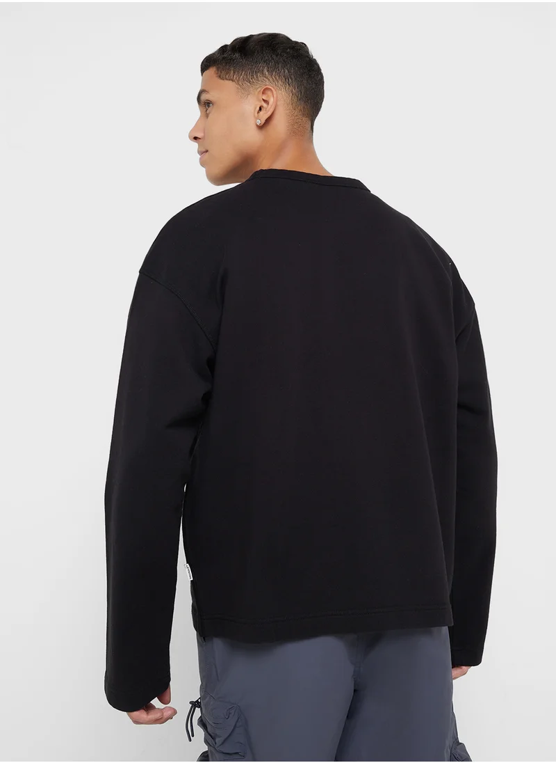 جاك اند جونز Joraustin App Crew Neck Sweatshirt