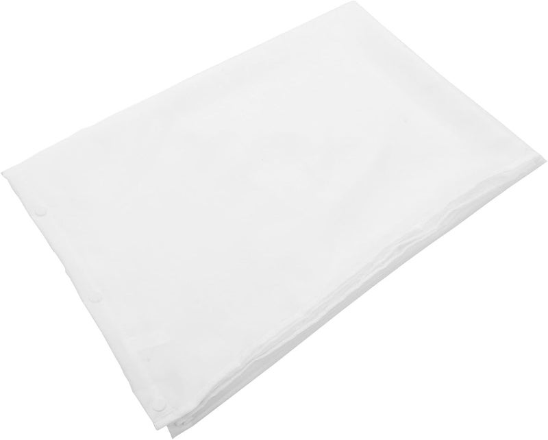 LABRIMP Waterproof Shower Curtain Double Layer 70x51 Inch Washable Fabric Liner for Bathroom Hotel Use - Image 1