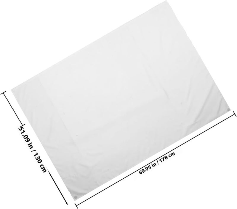 LABRIMP Waterproof Shower Curtain Double Layer 70x51 Inch Washable Fabric Liner for Bathroom Hotel Use - Image 2