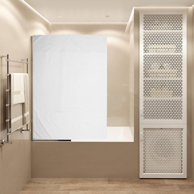 LABRIMP Waterproof Shower Curtain Double Layer 70x51 Inch Washable Fabric Liner for Bathroom Hotel Use - Image 5