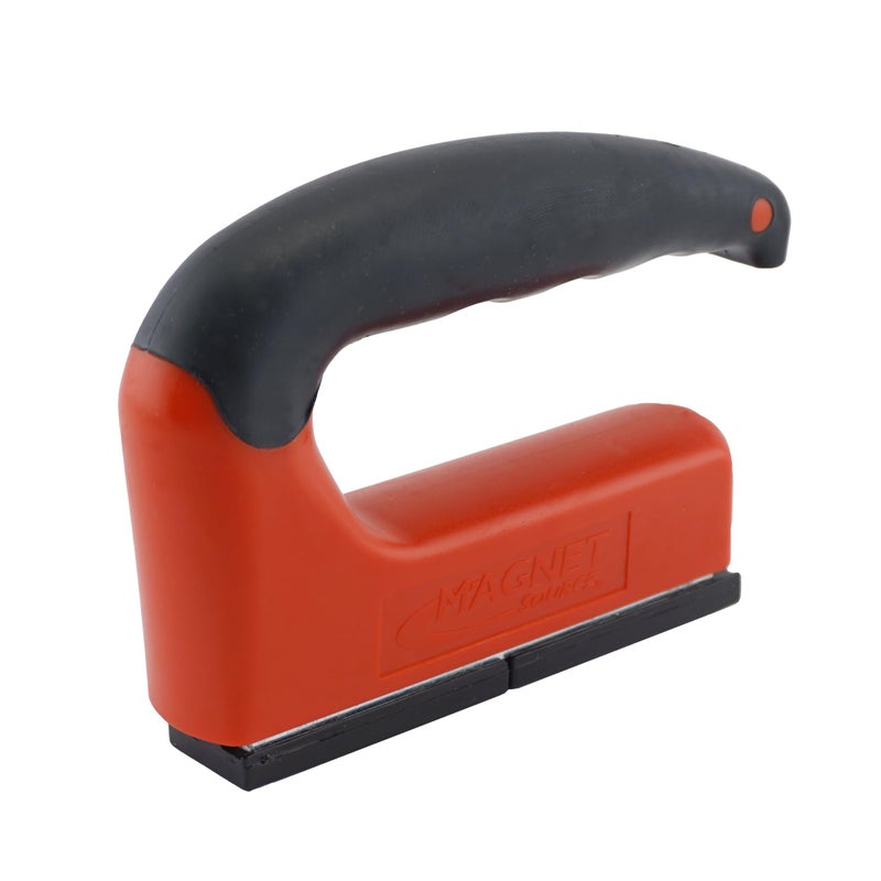 Master Magnetics ماجنتيك ماستر مغناطيس قوي مع مقبض مريح - قوة سحب 100 رطل، أحمر، 07501 - Image 1