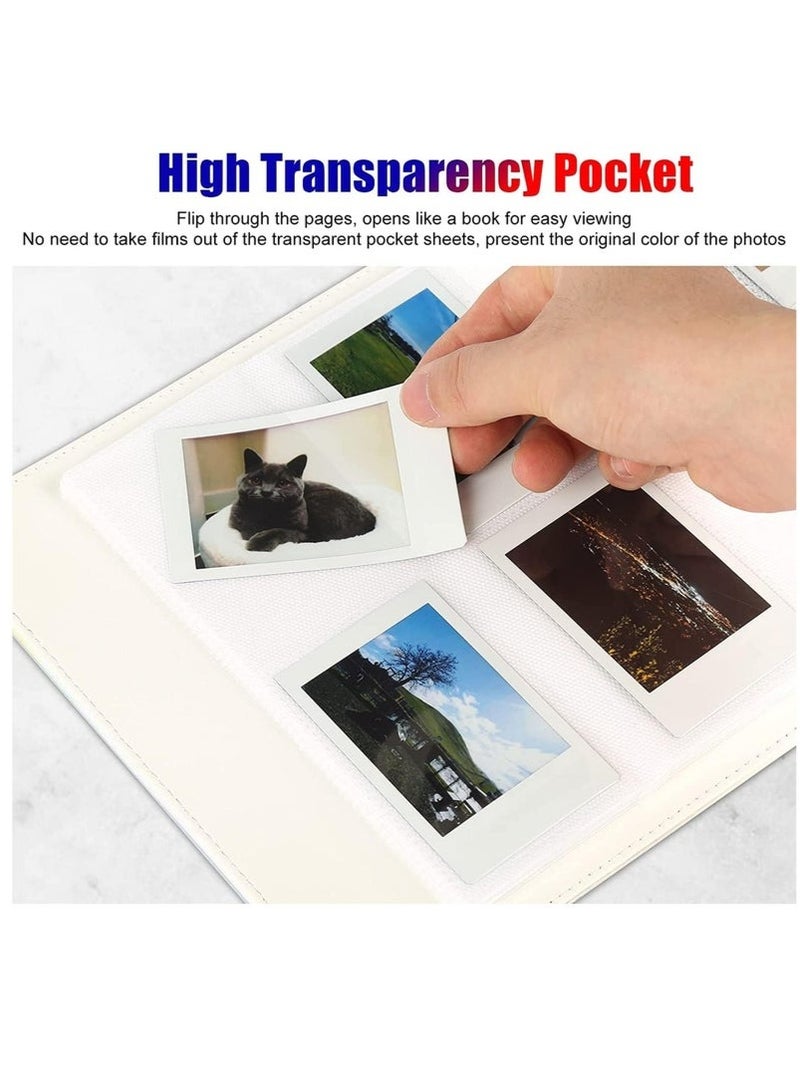Arabest Pieces Of Moment Mini Book Album,256 Pockets Photo Album for Fujifilm Instax Mini 11 90 70 50S 26 25 9 8+ 8 7S Instant Camera (Magic Silver) - Image 5