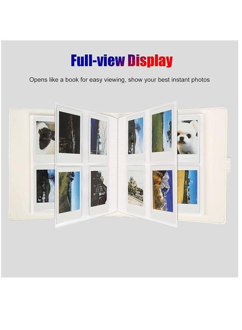 Arabest Pieces Of Moment Mini Book Album,256 Pockets Photo Album for Fujifilm Instax Mini 11 90 70 50S 26 25 9 8+ 8 7S Instant Camera (Magic Silver) - Image 5