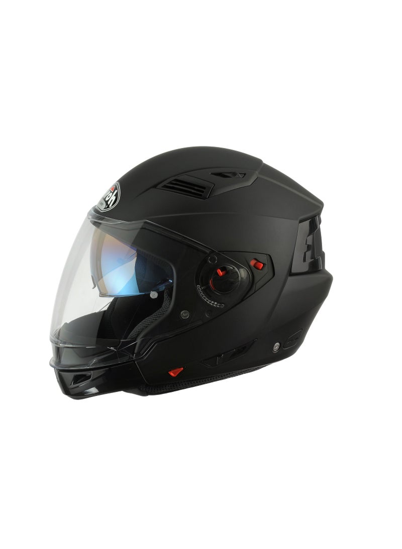 Airoh خوذة Airoh Executive Color ذات الوجه المفتوح، باللون الأسود غير اللامع - Image 2