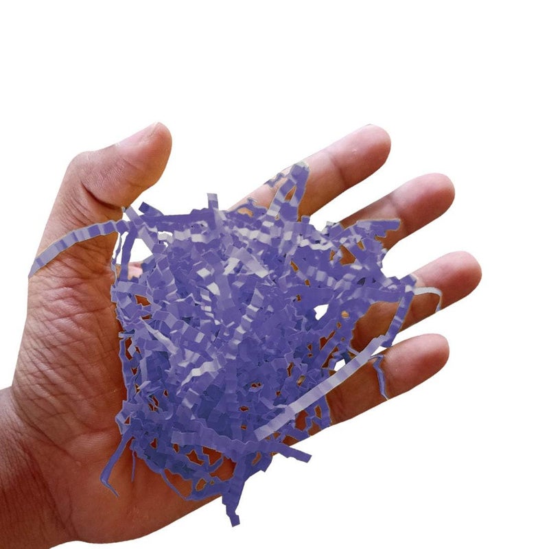 DIY Crafts Pack of 5 Pcs, Purple, Crinkle Cut Paper Shred Filler for Gift Wrapping & Basket Filling -Purple Kit(Pack of 5 Pcs, Purple) - Image 3