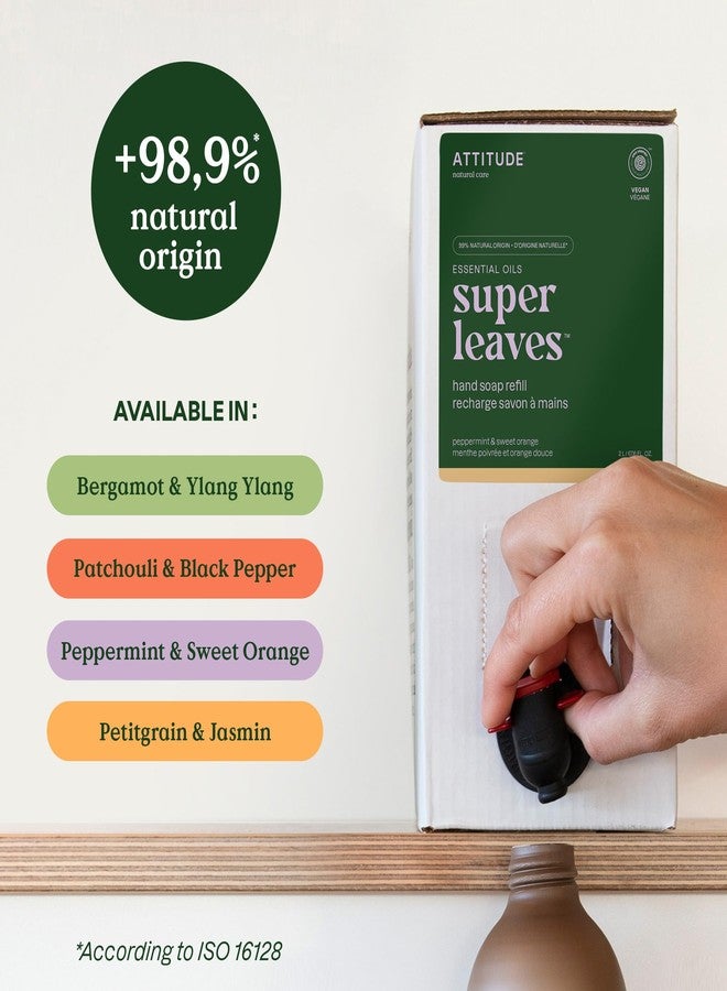 ATTITUDE Liquid Hand Soap, EWG Verified, Plant and Mineral-Based, Vegan Personal Care Products, Bergamot and Ylang Ylang, 67.6 Fl Oz - Image 2