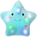 DearSun 13Creative Twinkle Star Colorful Night Light Plush Pillows Light up Night Stuffed Toys Perfect for Birthday Christmas Holiday Valentines Blue - Image 3