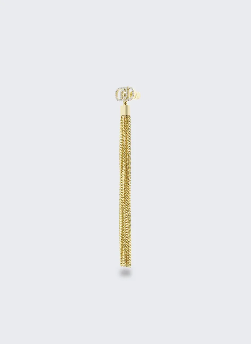 Liu Jo Earrings with tassel and monogram on lobe