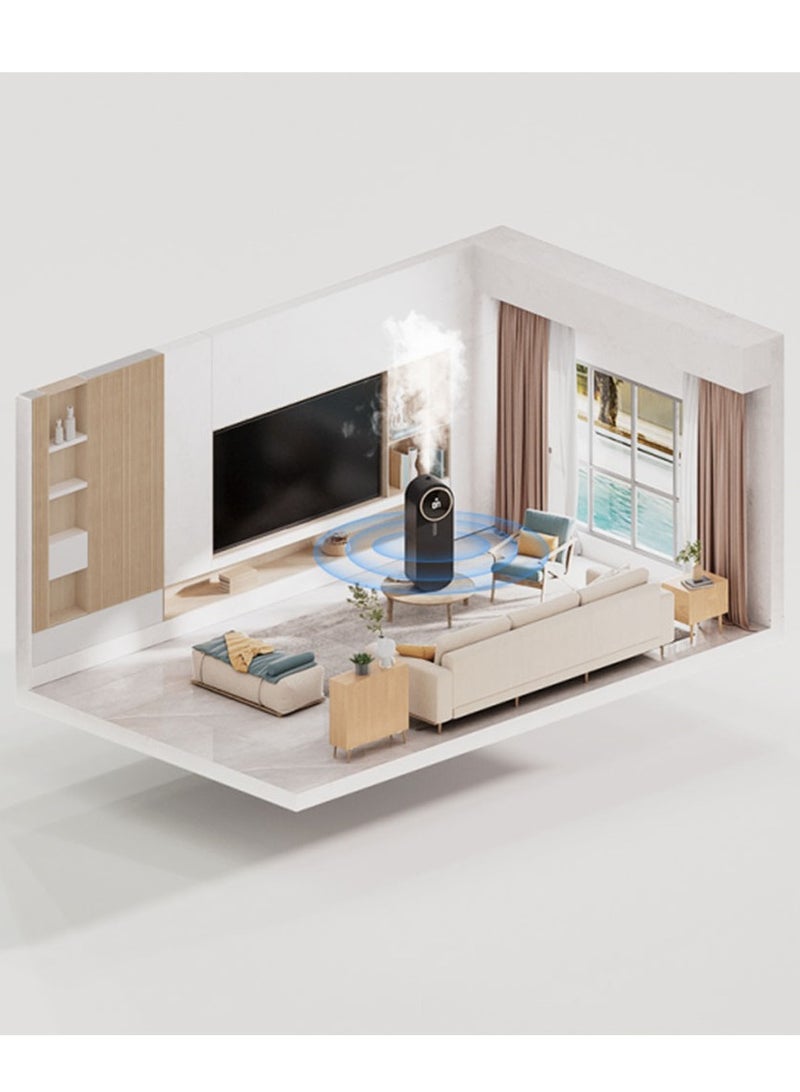 فورتي موزع عطر رائحة الرائحة التلقائية الكهربائية ملطف جو الوزن الخفيف لأماكن الترفيه متجر للحيوانات الأليفة بيت حمام مكتب سوبر ماركت أسود - Image 3