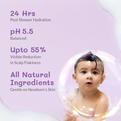 AreoVeda Baby Head-To-Toe Foam Wash With Self-Foaming Pump (100ml) I Tear-Free Baby Wash I 24 Hrs Hydration I pH 5.5 With PENTAVITIN® & Aloe Vera I Safe from Day 1 I Lab Tested, Ecocert Certified, EWG Verified - Image 2