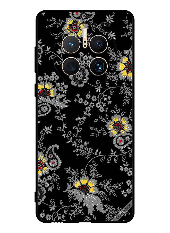 Covernex Protective Case Cover For Huawei Mate 50 Pro Artistic Flower Wallpaper - Image 1