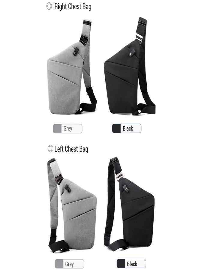 Generic Chest Bag for Men / Women Lightweight Multi-functional Travel Sling Bag Scientific Storage for Outdoor Fashion Casual Business Left/Right Shoulder Bag  - Image 2