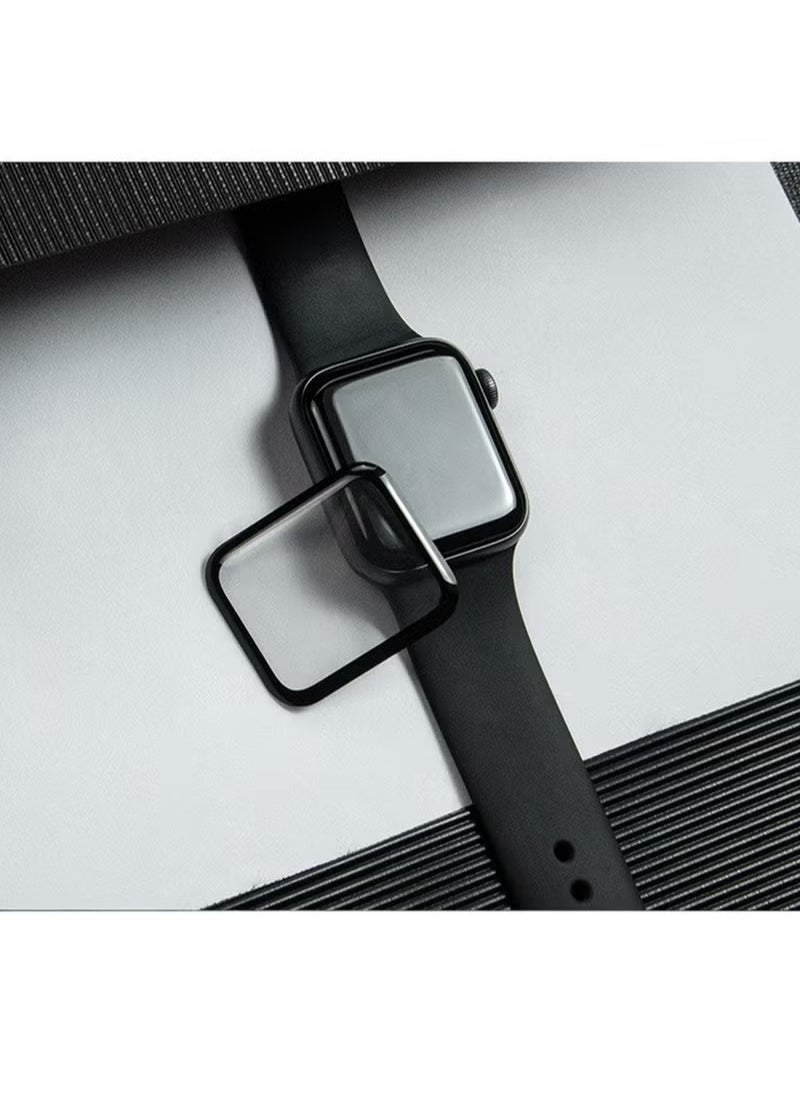 Generic - 3 Pcs Screen Protectors Compatible with Apple Watch Series 9/8/7/Hermès 45mm Ultra-thin Protective Film Bubble Free Anti-Scratch, HD Clear, Waterproof Display Film for Apple Watch Accessories - Image 1