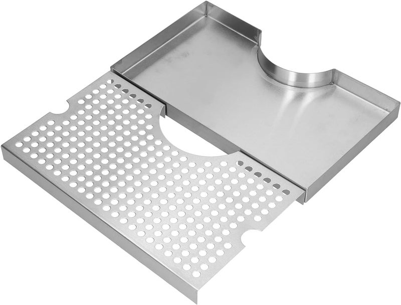 Drip Tray, Kegerator Parts Mini Fridge Drip Tray 30.3 X 18 X 2.4cm Without Drain for Home Bar Mini Fridge - Image 3