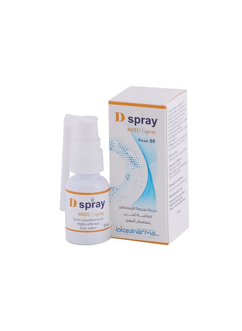 Biopharma D Spray 400Iu Solution 15 Ml  - Image 4