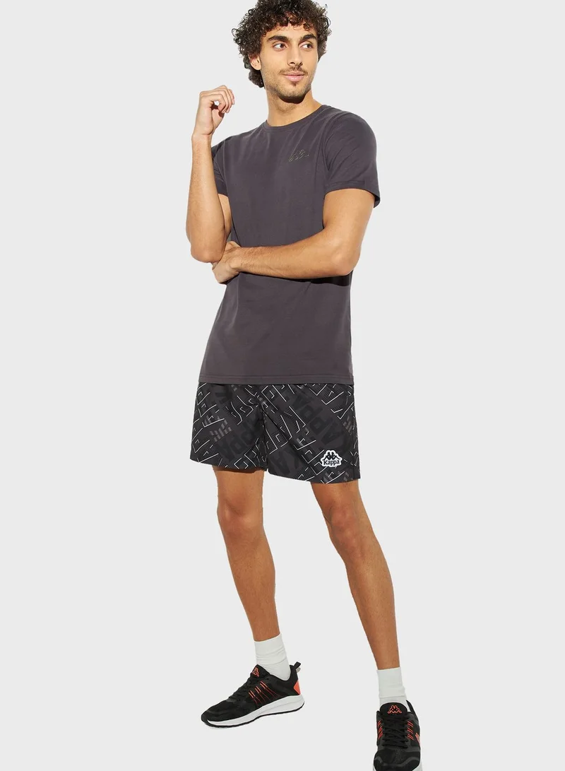 Kappa All-Over Print Shorts