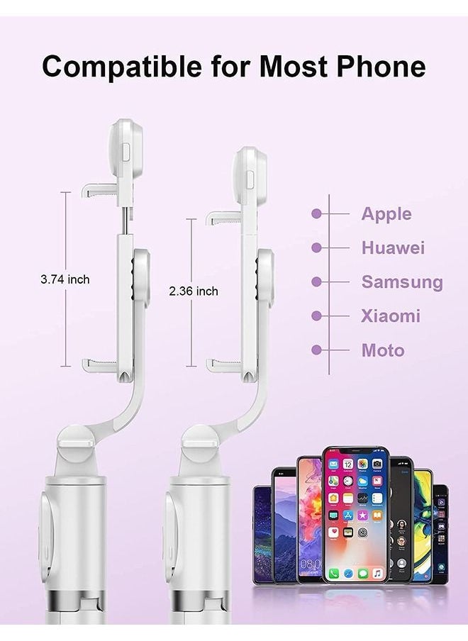 Arabest - Selfie Stick with Light,Long Selfie Stick with Tripod Stand,Bluetooth Mobile Selfie Stick for Mobile Phone, Makeup,Selfie,Vlogging,Youtube,Live,Iphone (white) - Image 1