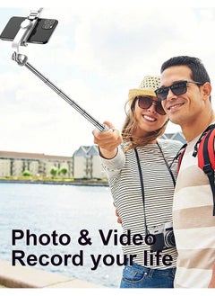 Arabest Selfie Stick with Light,Long Selfie Stick with Tripod Stand,Bluetooth Mobile Selfie Stick for Mobile Phone, Makeup,Selfie,Vlogging,Youtube,Live,Iphone (white)  - Image 3