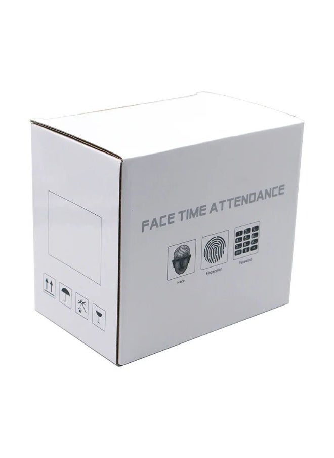 Face & Fingerprint Time Attendance Machine with Password – Multi-Language Support