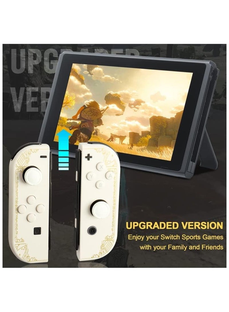 Wireless Controller for Nintendo Switch, L/R Controllers Replacement Compatible with Nintendo Switch/Lite/OLED, Joystick with Wake-up/Screenshot/Dual Vibration/Motion Control Function - Image 4
