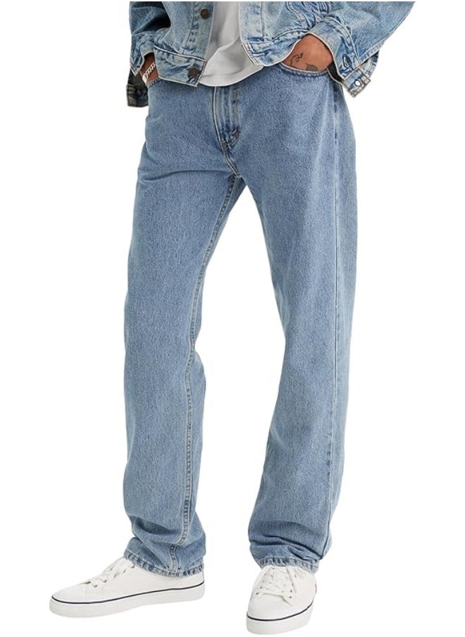 Levi's Levi's Men's 505 Regular Fit Jeans (Also Available in Big & Tall) 32W x 30L Light Stonewash  - Image 3